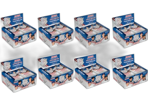 2026 Topps Series 2 75th Anniversary Baseball Japan Edition Hobby Box 8x Lot
