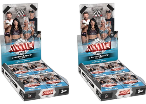 2026 Topps Stadium Club WWE Hobby Box 2x Lot