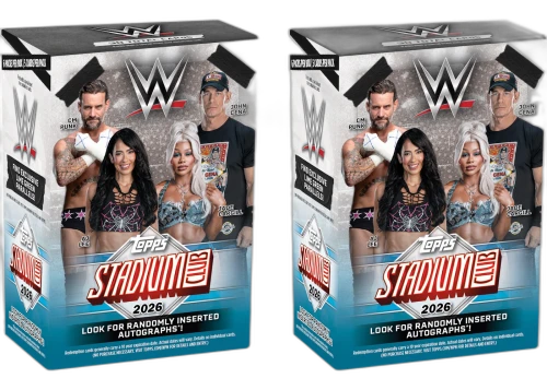 2026 Topps Stadium Club WWE Value Box 2x Lot