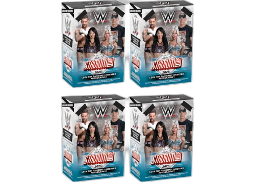 2026 Topps Stadium Club WWE Value Box 4x Lot