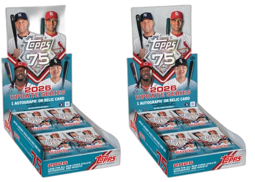 2026 Topps Update Series Baseball Hobby Box 2x Lot