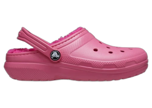 Crocs Classic Lined Clog Hyper Pink (Kids)
