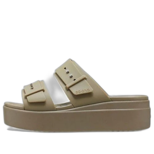 Crocs Brooklyn Low Sandals 'Khaki' (Women's)