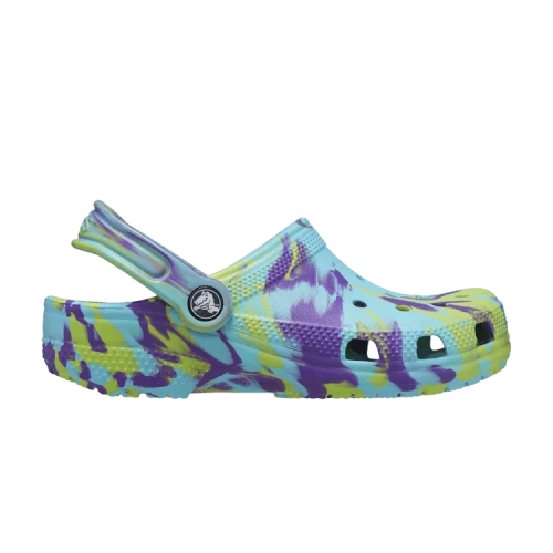 Crocs Classic Clog Kids 'Marbled - Neptune Purple'