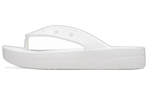 Crocs Classic Platform Flip Flop 'White' (Women's)