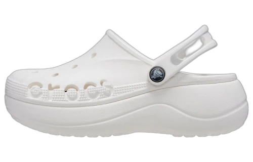 Crocs Classic Baya Platform Slide 'White' (Women's)