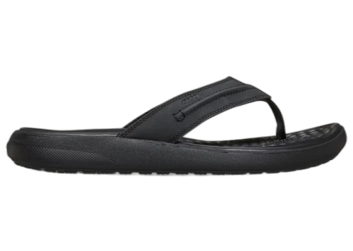 Crocs Yukon Vista II LiteRide Flip Black Leather