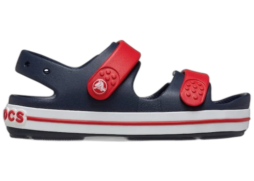 Crocs Crocband Cruiser Sandal Navy Varsity Red (Kids)