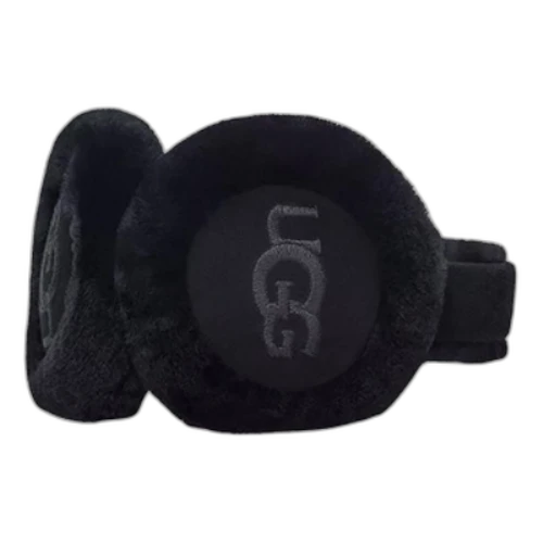 UGG Sheepskin Embroidery Earmuf 'Black'