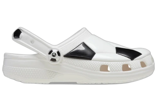 Crocs Classic Soccer Clog White Black (TD)