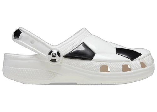 Crocs Classic Soccer Clog White Black (Kids)