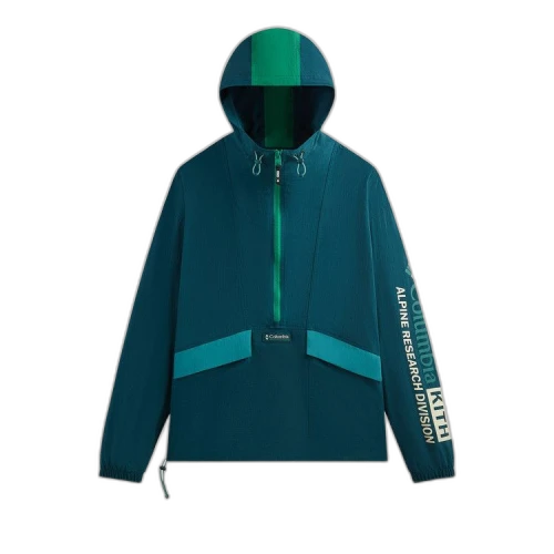 Kith For Columbia Wind Anorak 'Midnight Teal'