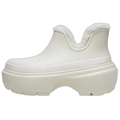 Crocs Stomp Ankle Boots Unisex White