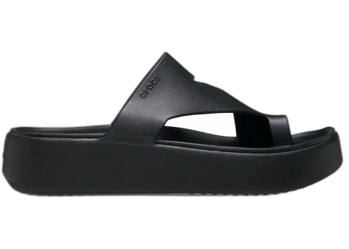 Crocs Getaway Platform Toe Loop Flip Black (Women's)