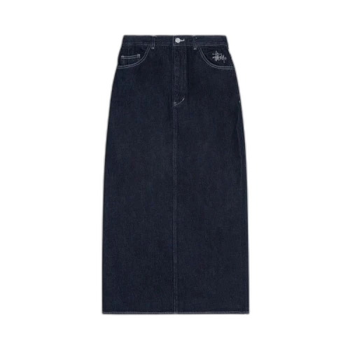 Stussy Graham Denim Skirt 'Blue'