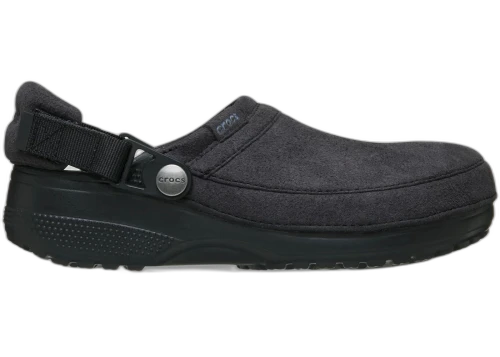 Crocs Classic Crafted Vegan Suede Clog Black