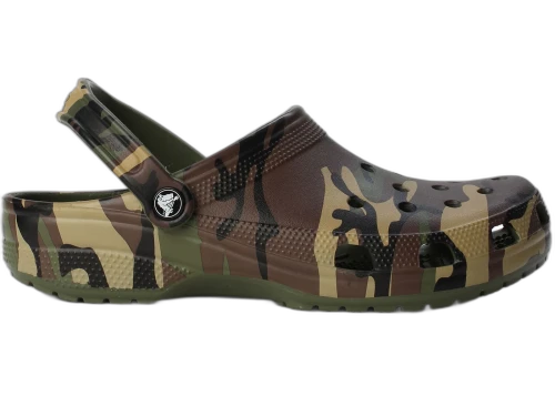 Crocs Classic Clog Camouflage Army Green Multi