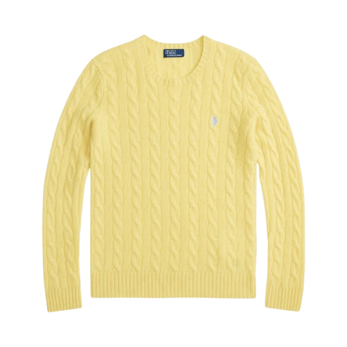 Polo Ralph Lauren Julianna Long Sleeve Pullover Fall Yellow