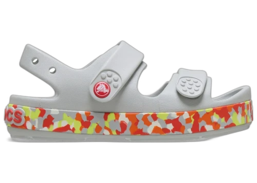Crocs Crocband Cruiser Glow Confetti Band Sandal Atmosphere Flame (Kids)