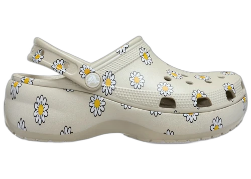 Crocs Classic Platform Floral Clog Meteor (Women's)