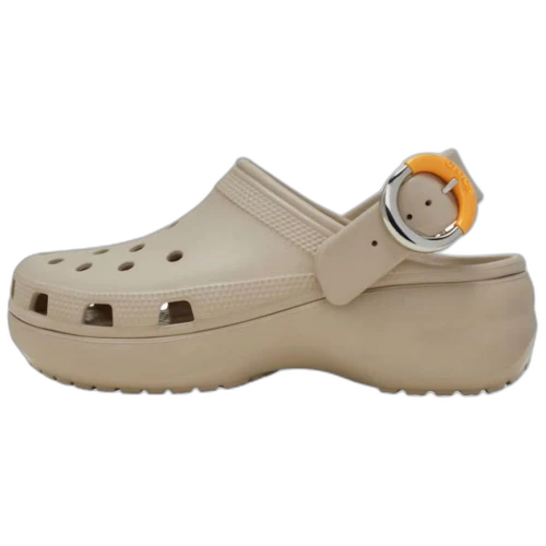 Crocs Classic Platform Clog Clogs Women's Beige