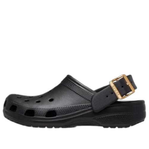 Crocs Classic Clog Metallic Buckle 'Black'
