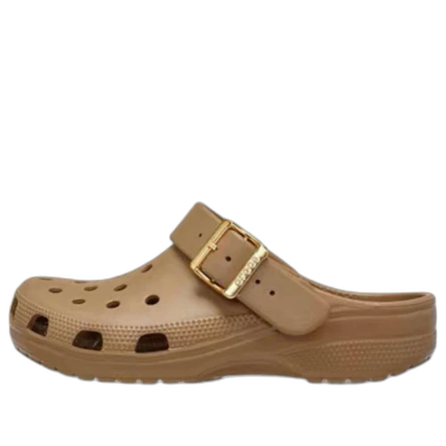 Crocs Classic Clog Metallic Buckle 'Sepia'