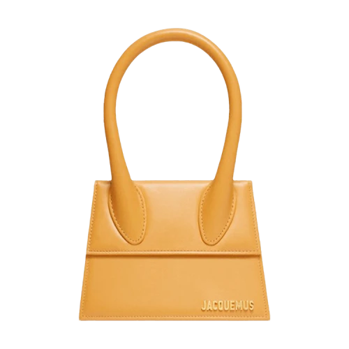 Jacquemus Le Chiquito Moyen Signature Handbag Dark Yellow