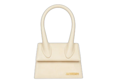 Jacquemus Le Chiquito Moyen Signature Handbag Ivory