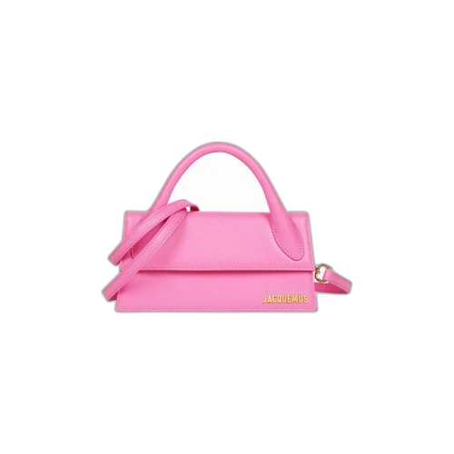 Jacquemus Le Chiquito Long Signature Handbag Pink