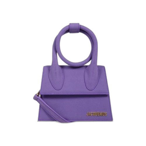 Jacquemus Le Chiquito Noeud Coiled Handbag Purple