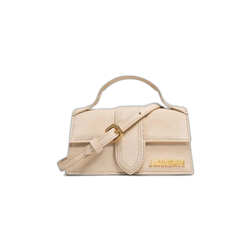 Jacquemus Le Bambino Mini Flap Bag Dark Beige