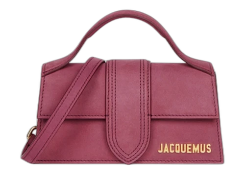 Jacquemus Le Bambino Mini Flap Bag Burgundy