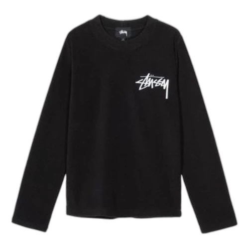 Stussy Terra Polar Fleece Classic logo Unisex Black