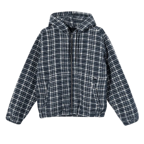 Stussy Flannel Work Jacket 'Plaid'