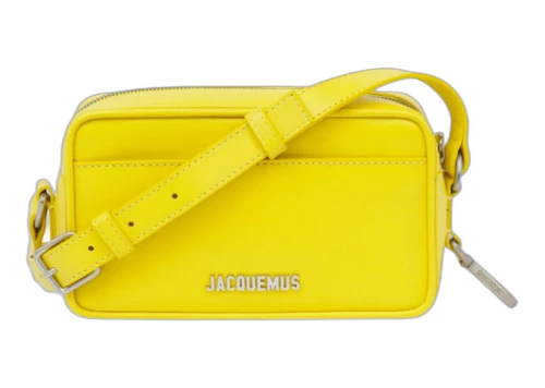 Jacquemus Le Baneto Strapped Pochette Bag Yellow