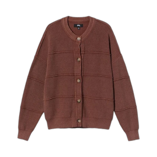 Stussy Lune Inside Out Cardigan 'Copper'