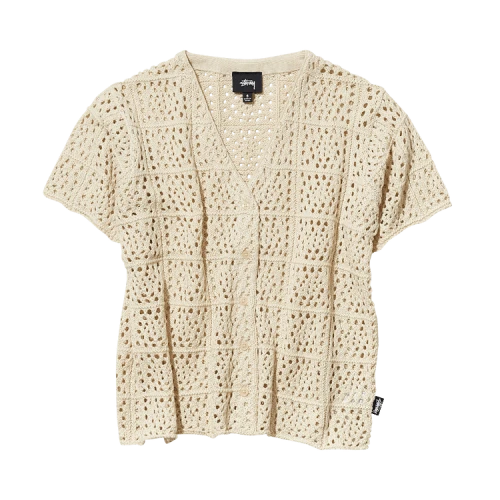 Stussy Samira Crochet Short-Sleeve 'Natural'