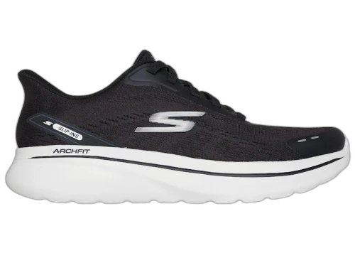 Skechers Slip-ins Relaxed Fit Go Walk Arch Fit N-Joy Nobend Black White