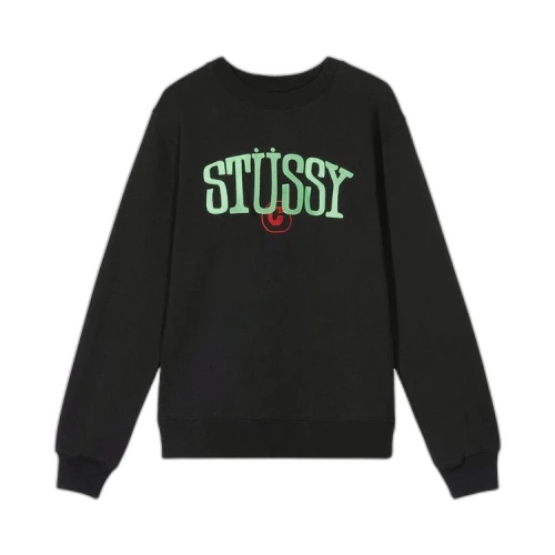 Stussy C Fleece Crew 'Black'