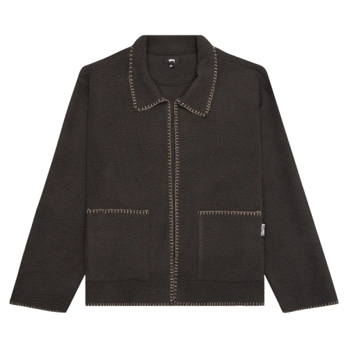 Stussy Woodsy Stitch Fleece 'Charcoal'