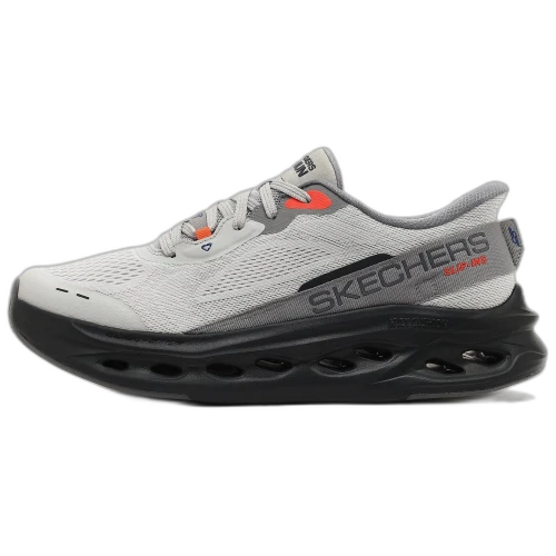 Skechers Slip-ins Max Cushioning Glide-Step Advert Grey Black Orange
