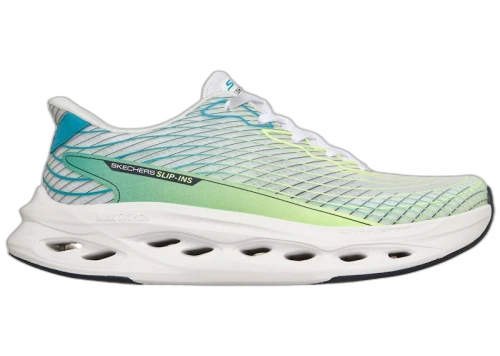 Skechers Slip-ins Max Cushioning Glide-Step Sapphire White Green