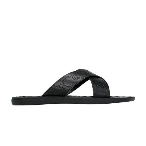 Gucci Guccissima Soft Slide 'Black'