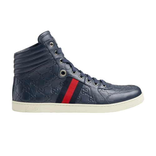 Gucci Guccissima Leather High Top 'Black'