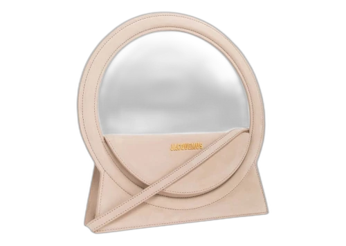 Jacquemus Le Sac Rond Circle Purse Dark Beige