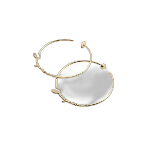Jacquemus Les Creoles Jacquemus Hoop Earrings Gold