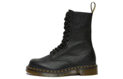 Dr. Martens 1490 Virginia Leather Mid Calf Boot 'Black' (Women's)