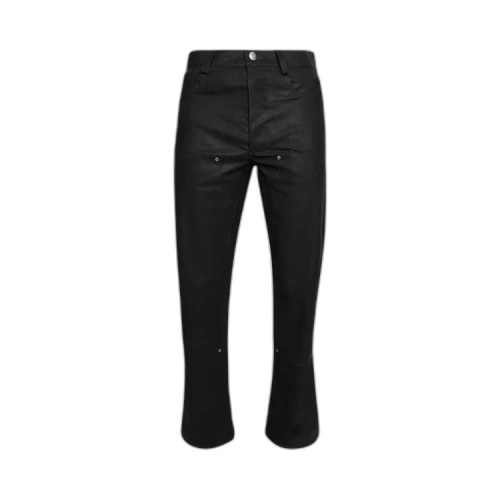 MISBHV Vegan Leather Carpenter Trousers 'Faded Black'