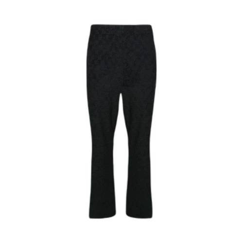 MISBHV Towelling Monogram Trousers 'Black'